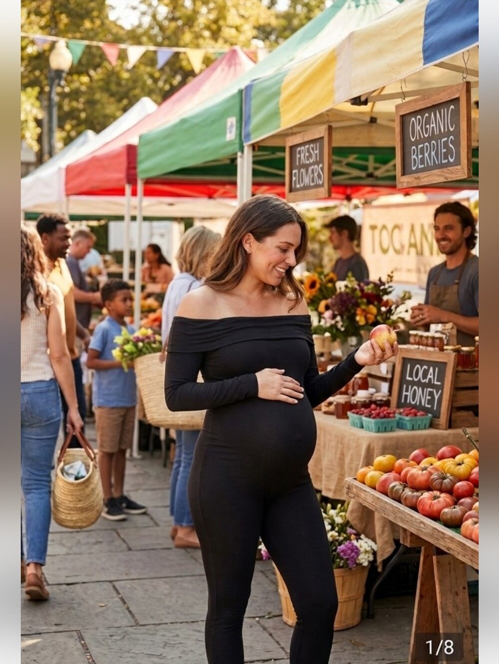 Bumpsuit Black Off-Shoulder Jumpsuit M